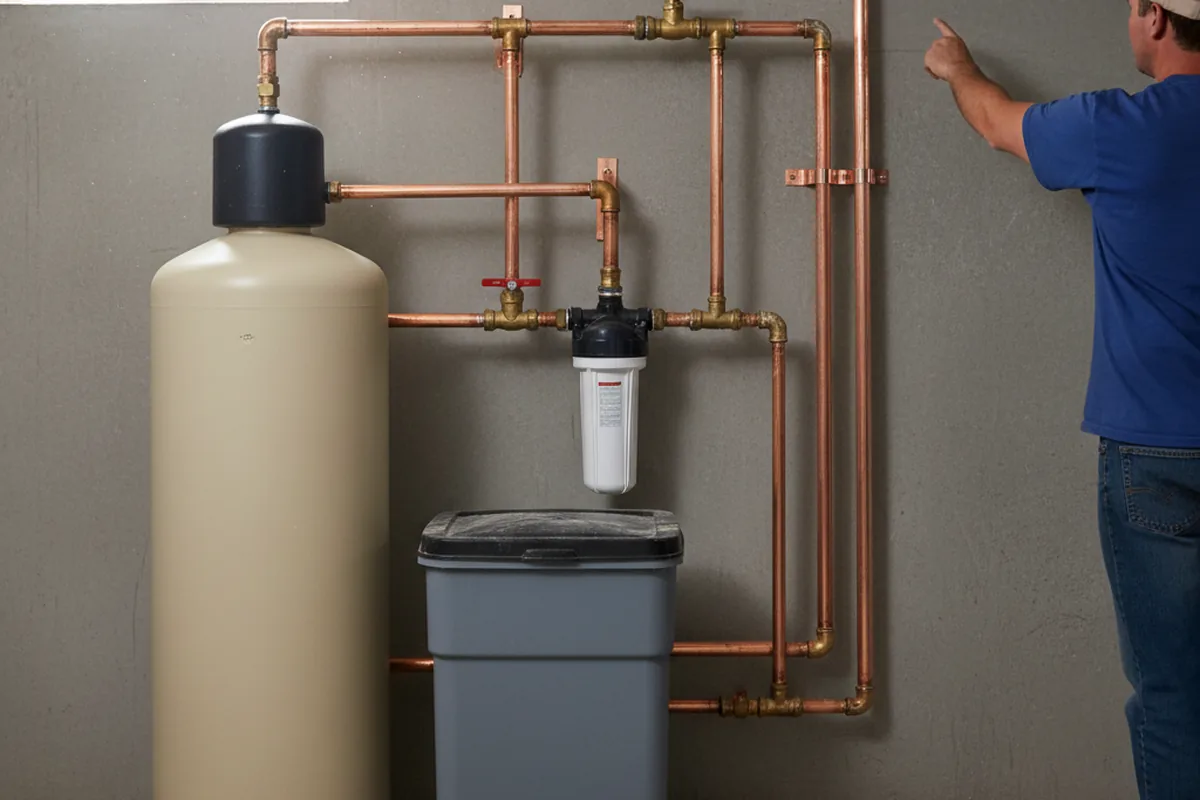 Whole-house water treatment system installed in Mobile